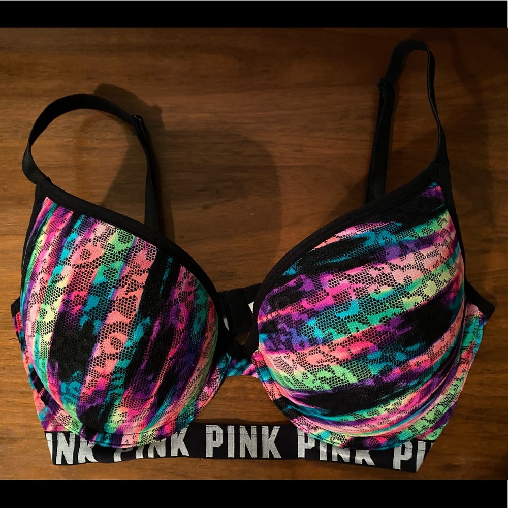Pink Victoria’s Secret push up Bra